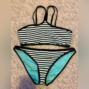 Route 101 Striped Two-Piece Swim-Suit!